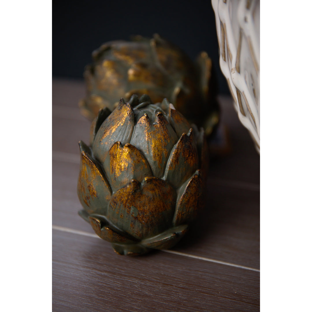 Antique Bronze Large Artichoke