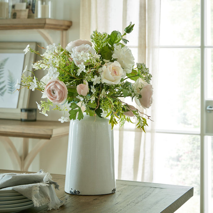 Large White Garden Rose