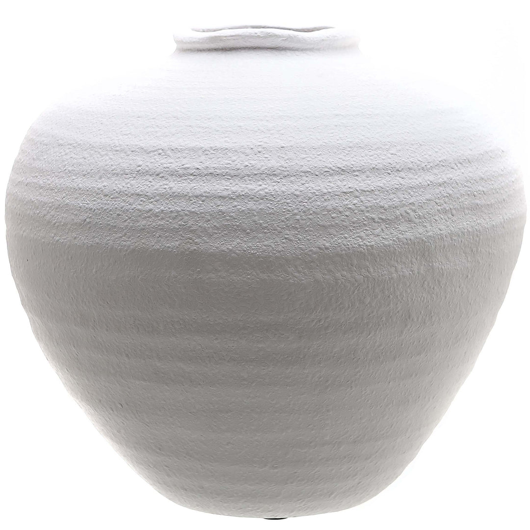 Regola Matt White Ceramic Vase