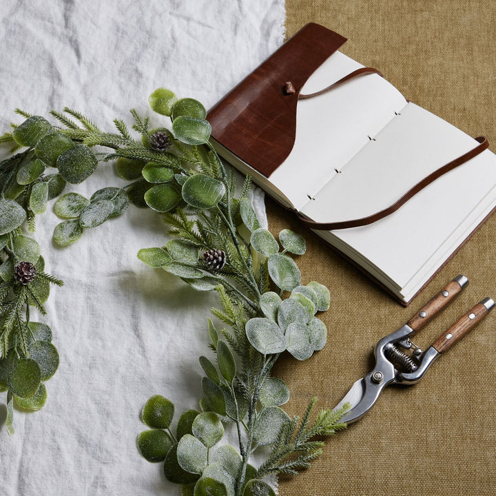 Frosted Pine And Eucalyptus Garland