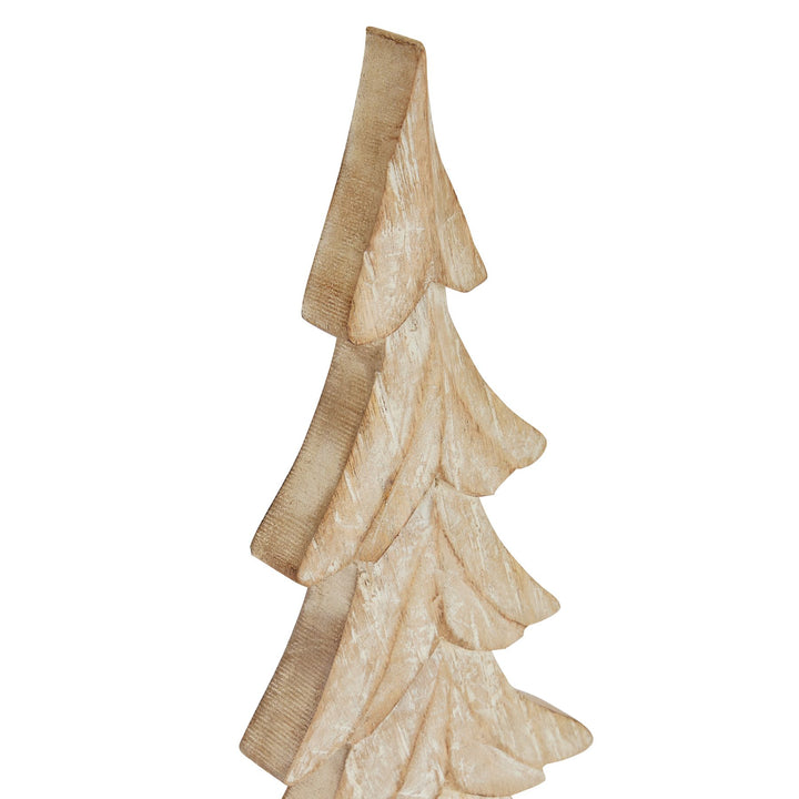 Carved Wood Christmas Tree