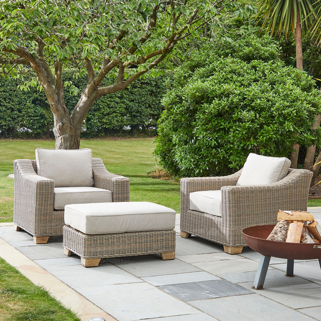 Capri Collection Outdoor Foot Stool