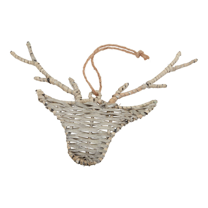 The Noel Collection Wicker Hanging Reindeer