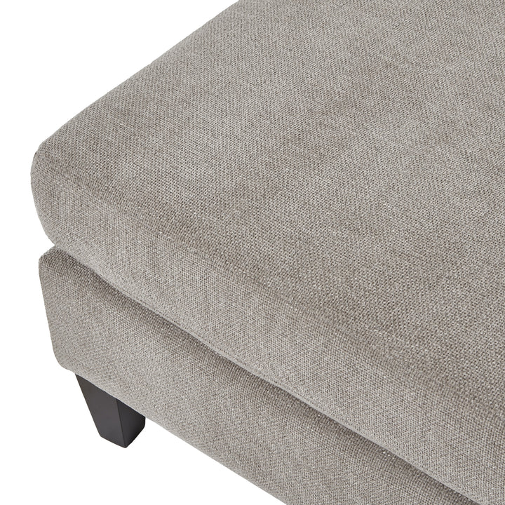 Vesper Taupe Ottoman Foot Stool