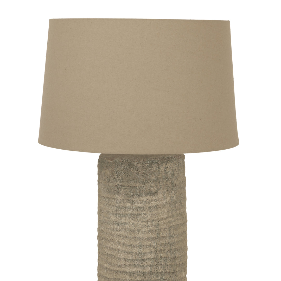 Tall Tuscan Grey Lamp