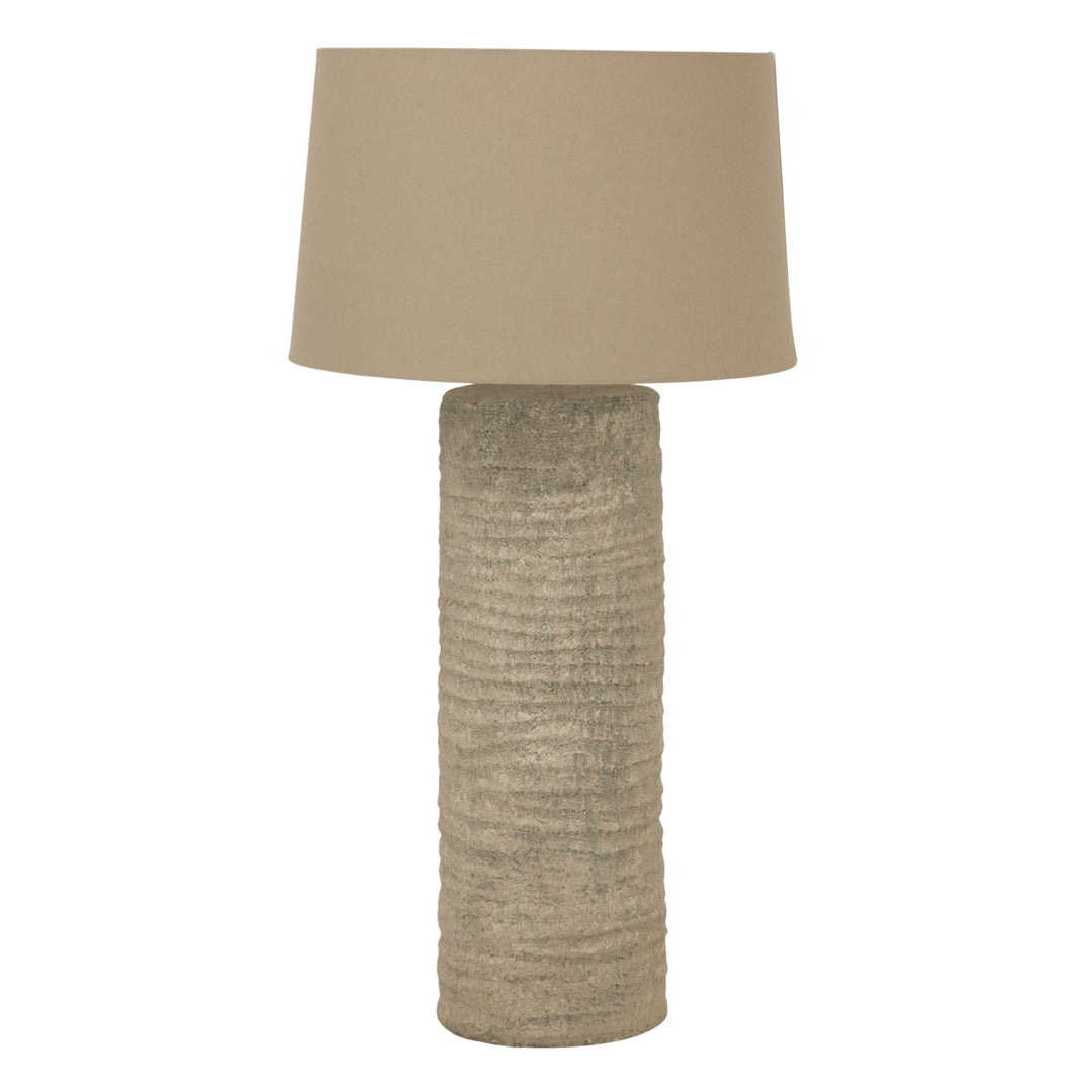 Tall Tuscan Grey Lamp