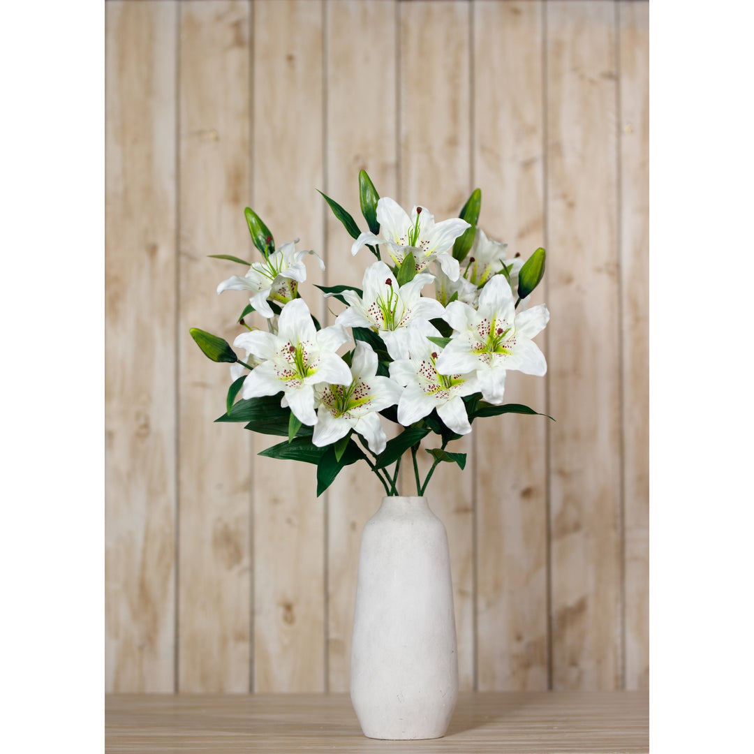 White Madonna Lily Spray