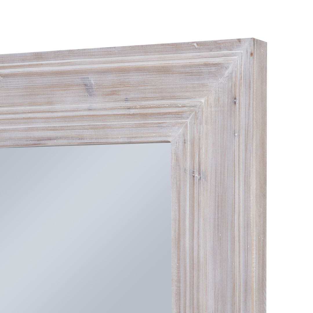 Harewood White Washed  Large Mirror