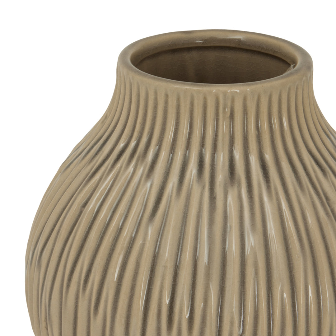 Pallida Collection Medium Bulbous Fleck Vase