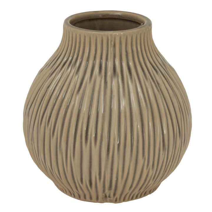 Pallida Collection Medium Bulbous Fleck Vase