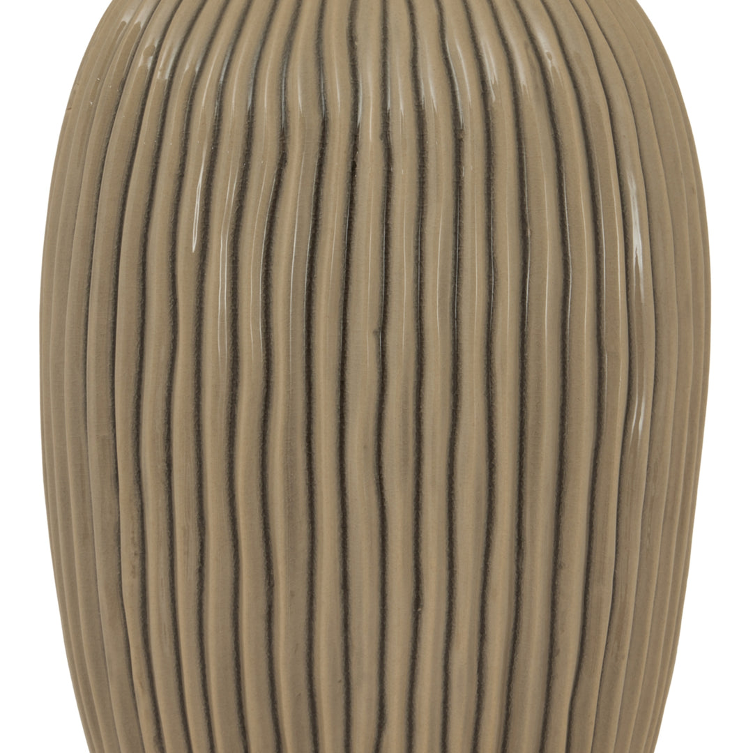 Pallida Collection Large Striped Vase