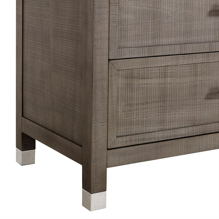 Raffles Grey Nightstand