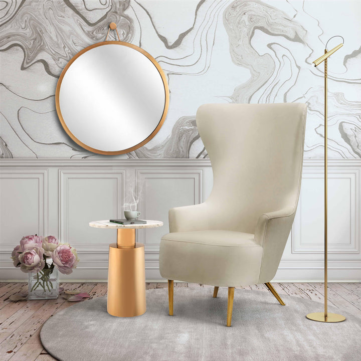 Julia Cream Wingback Chair