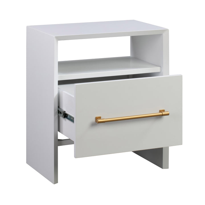 Libre White Nightstand