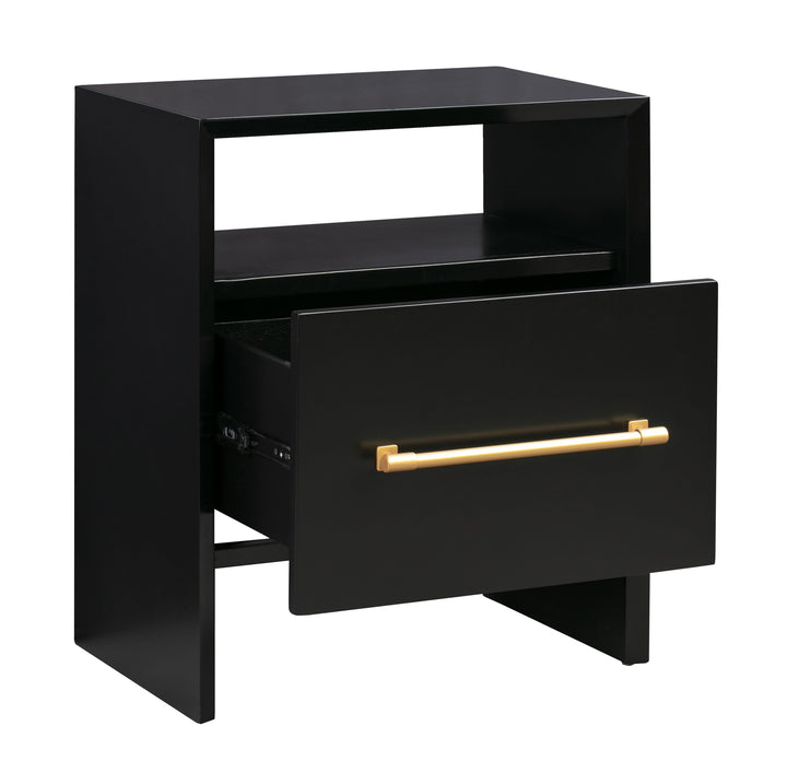 Libre Black Nightstand