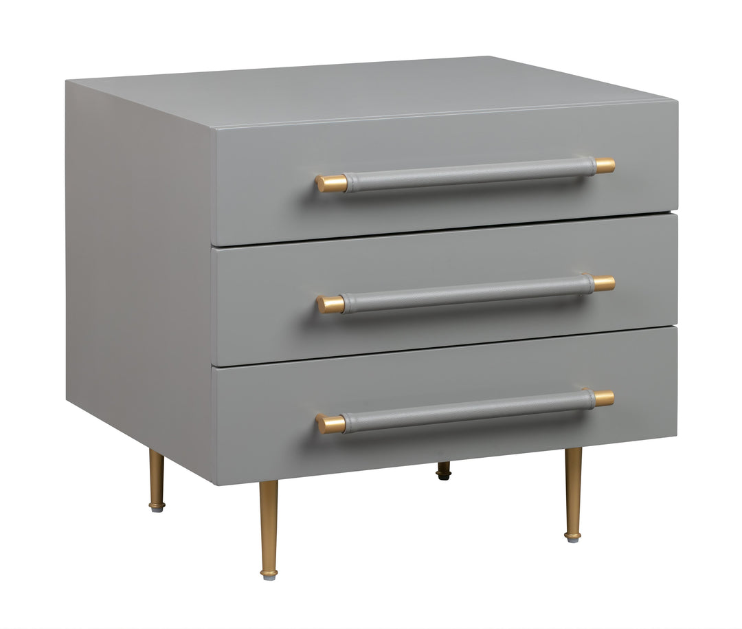 Trident Grey Nightstand