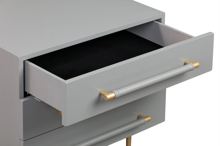 Trident Grey Nightstand