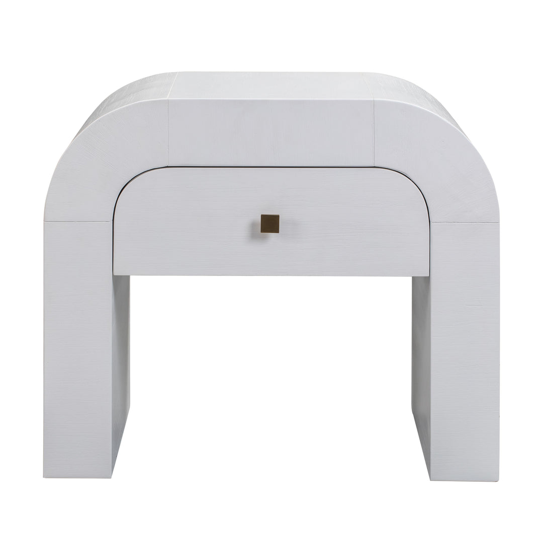 Hump White Nightstand