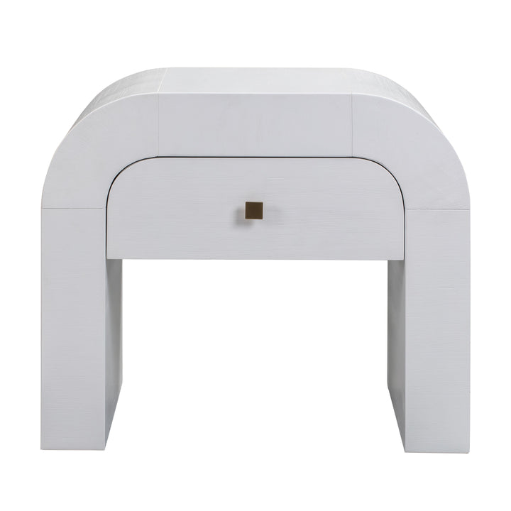 Hump White Nightstand