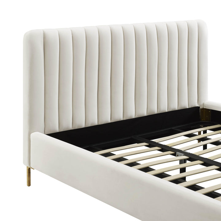 Angela Cream Bed in UK Super King