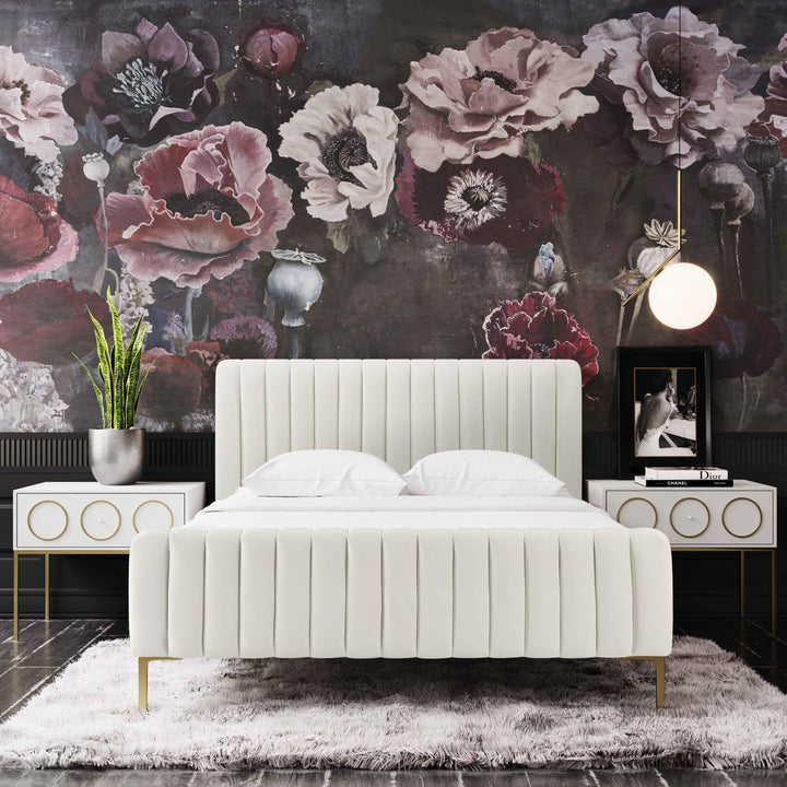 Angela Cream Bed in UK King