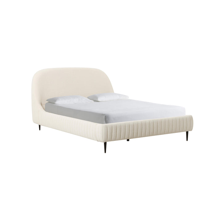 Denise Cream Boucle Bed in UK Super King