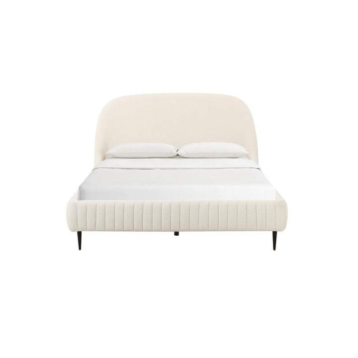 Denise Cream Boucle Bed in UK Super King