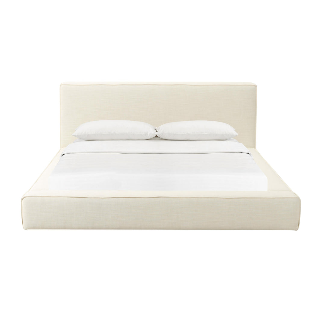 Olafur Cream Linen UK King Bed