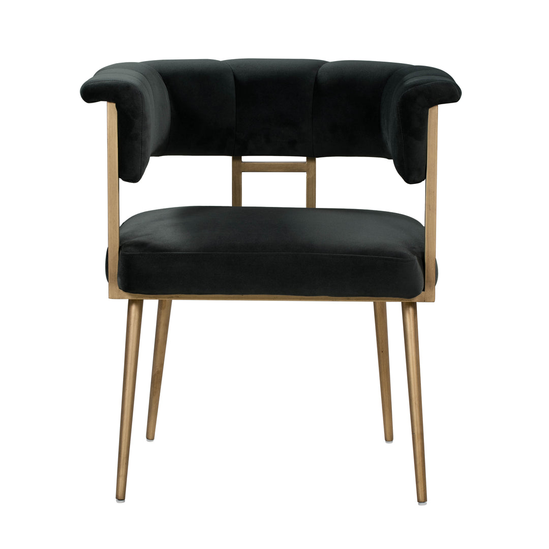 Astrid Grey Velvet Chair