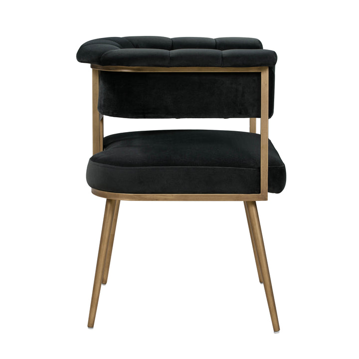 Astrid Grey Velvet Chair