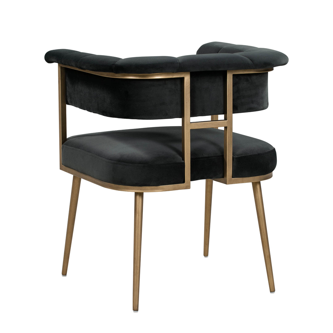 Astrid Grey Velvet Chair