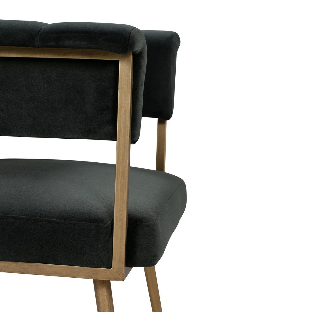 Astrid Grey Velvet Chair