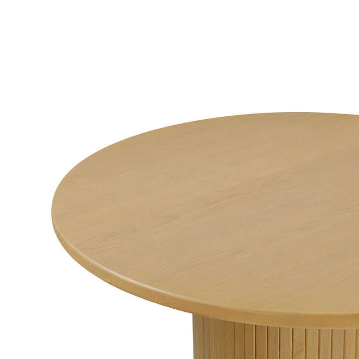 Chelsea Natural Oak Wood Round Dining Table