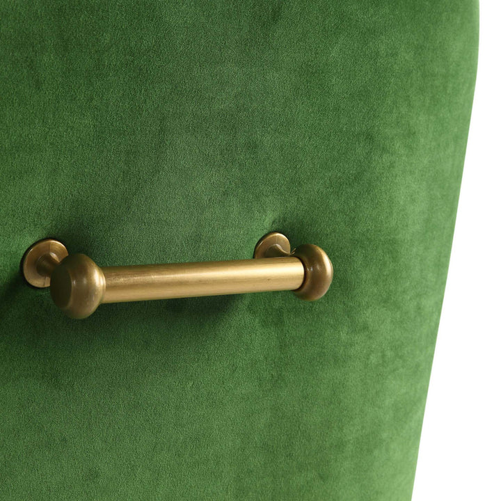 Beatrix Green Velvet Side Chair