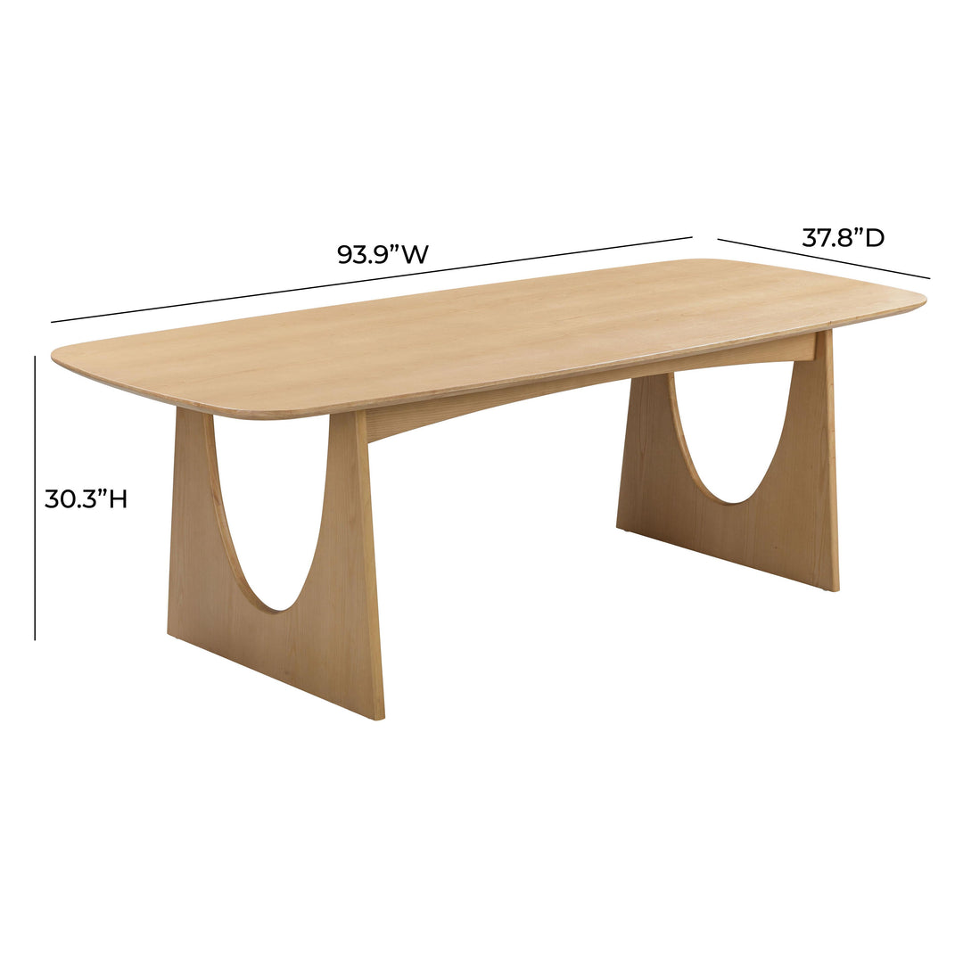 Cybill Natural Ash Dining Table