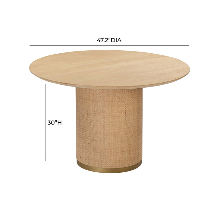 Akiba 47" Round Dining Table