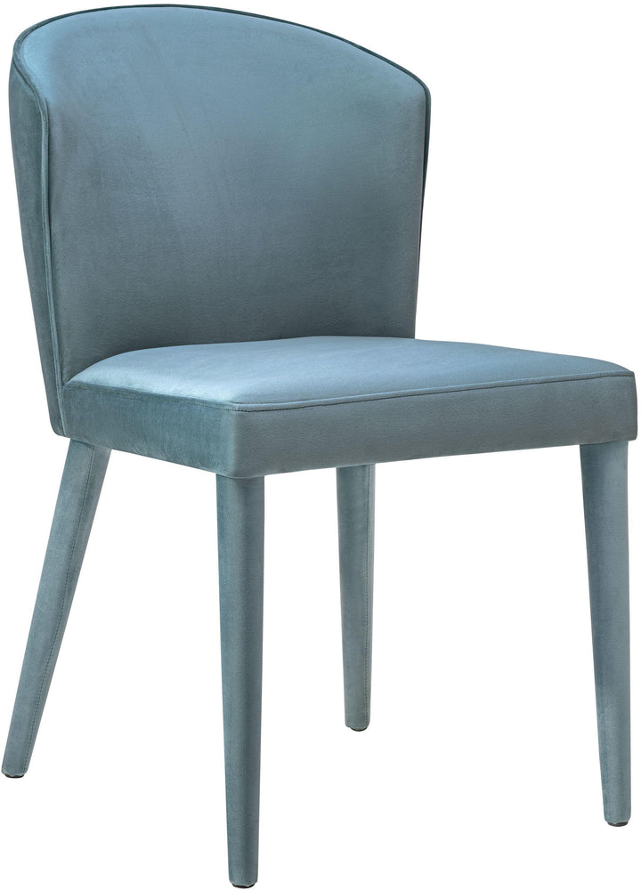 Metropolitan Sea Blue Velvet Chair