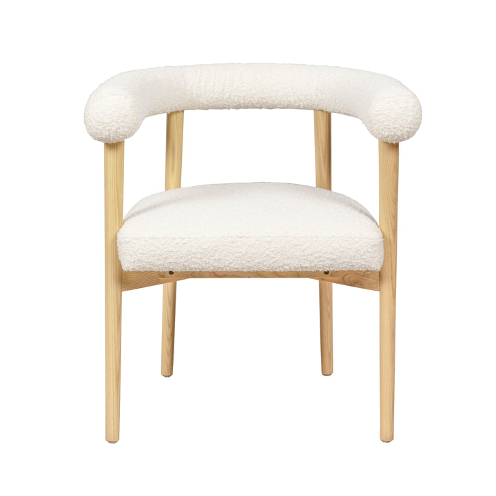 Spara Cream Boucle Dining Chair