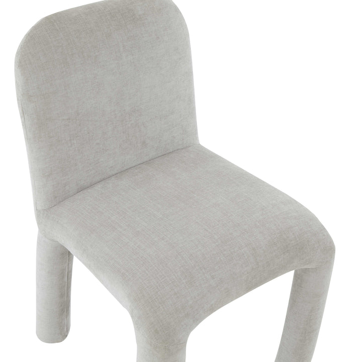 Georgia Light Grey Chenille Dining Chair