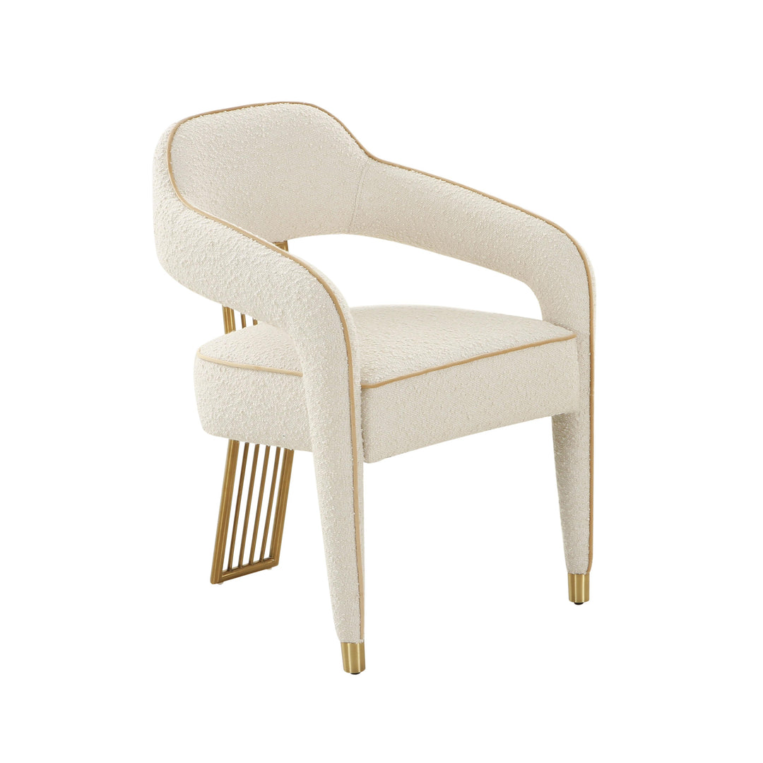 Corralis Cream Boucle Dining Chair