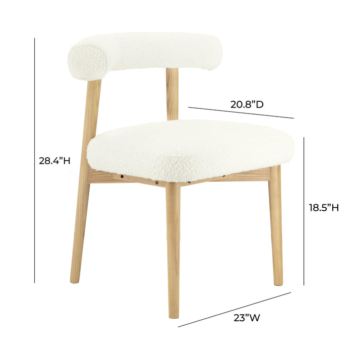 Spara Cream Boucle Side Chair