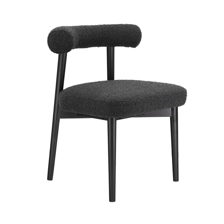 Spara Black Boucle Side Chair