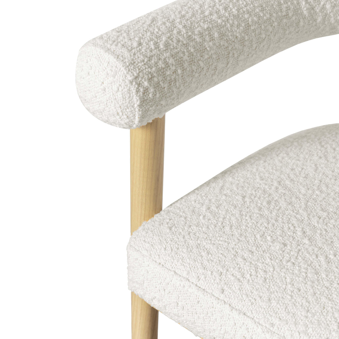 Spara Cream Boucle Counter Stool