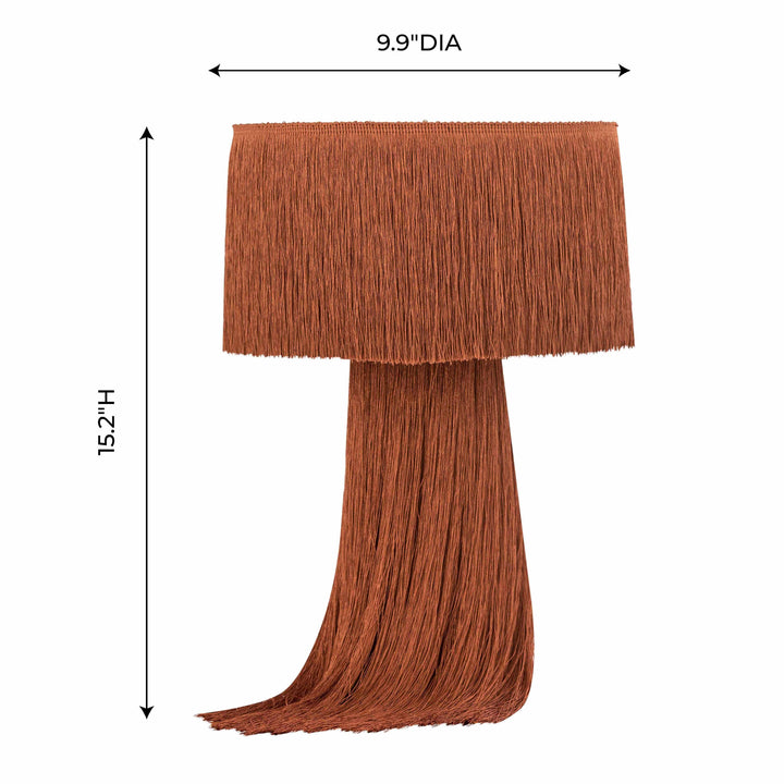 Atolla Brick Tassel Table Lamp