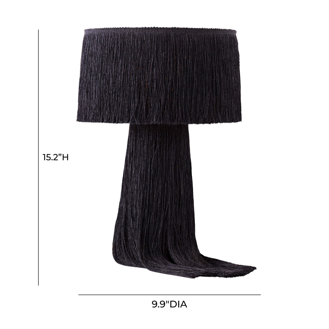 Atolla Black Tassel Table Lamp - UK