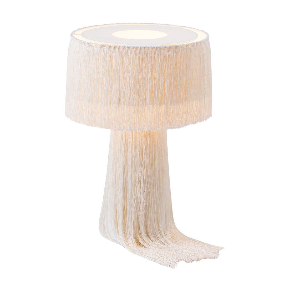 Atolla Cream Tassel Table Lamp