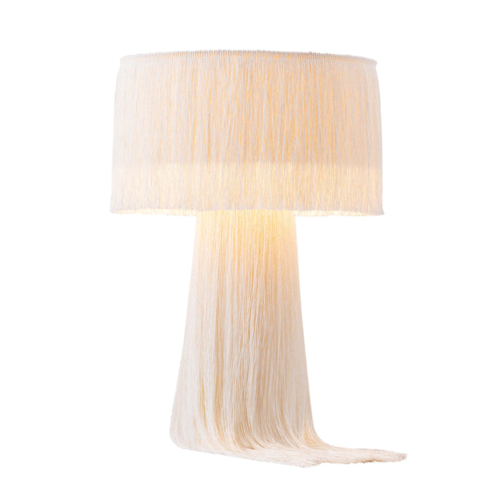 Atolla Cream Tassel Table Lamp