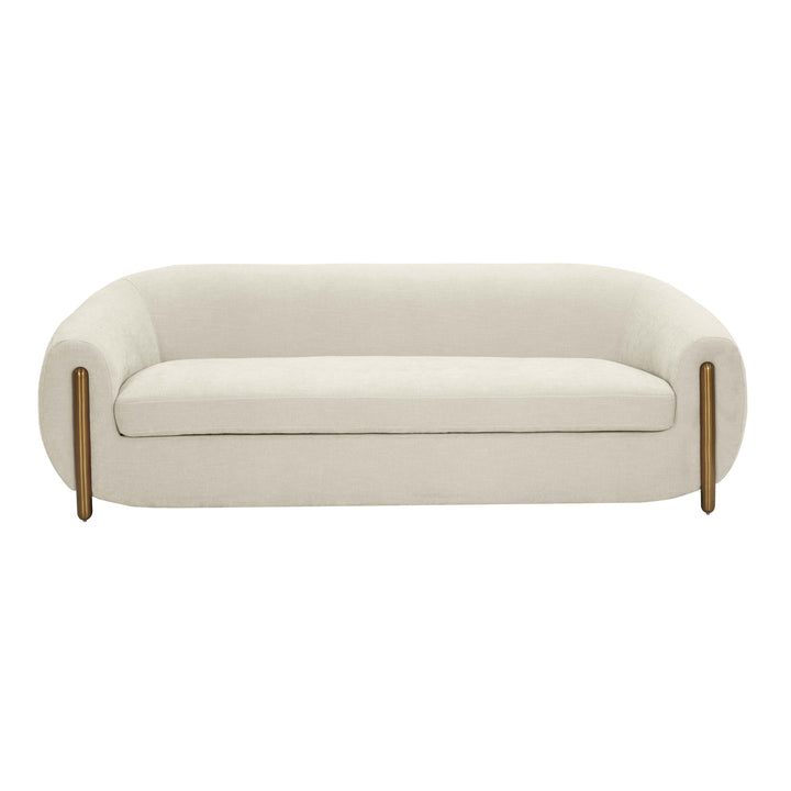 Lina Cream Textured Linen Sofa