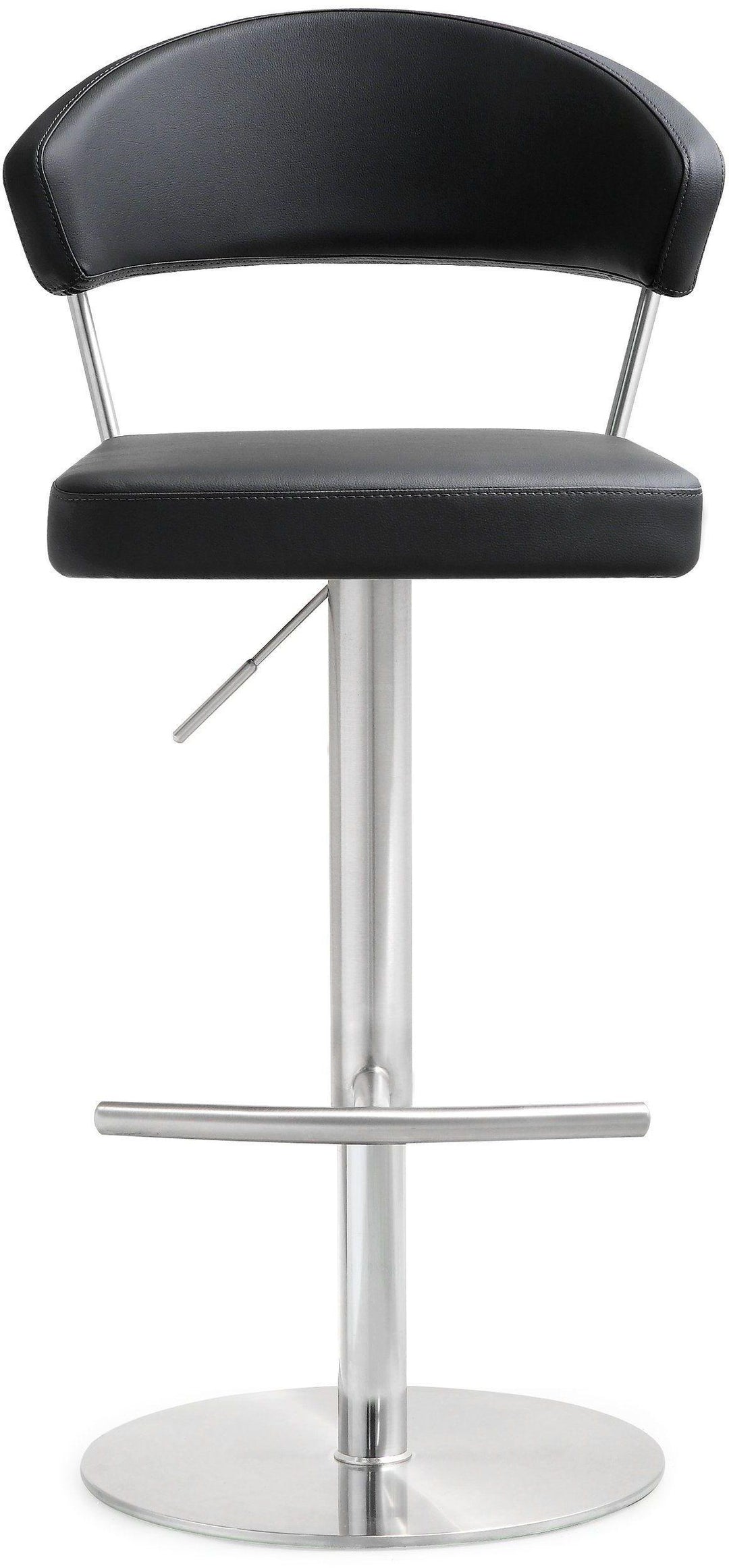 Cosmo Black Stainless Steel Barstool