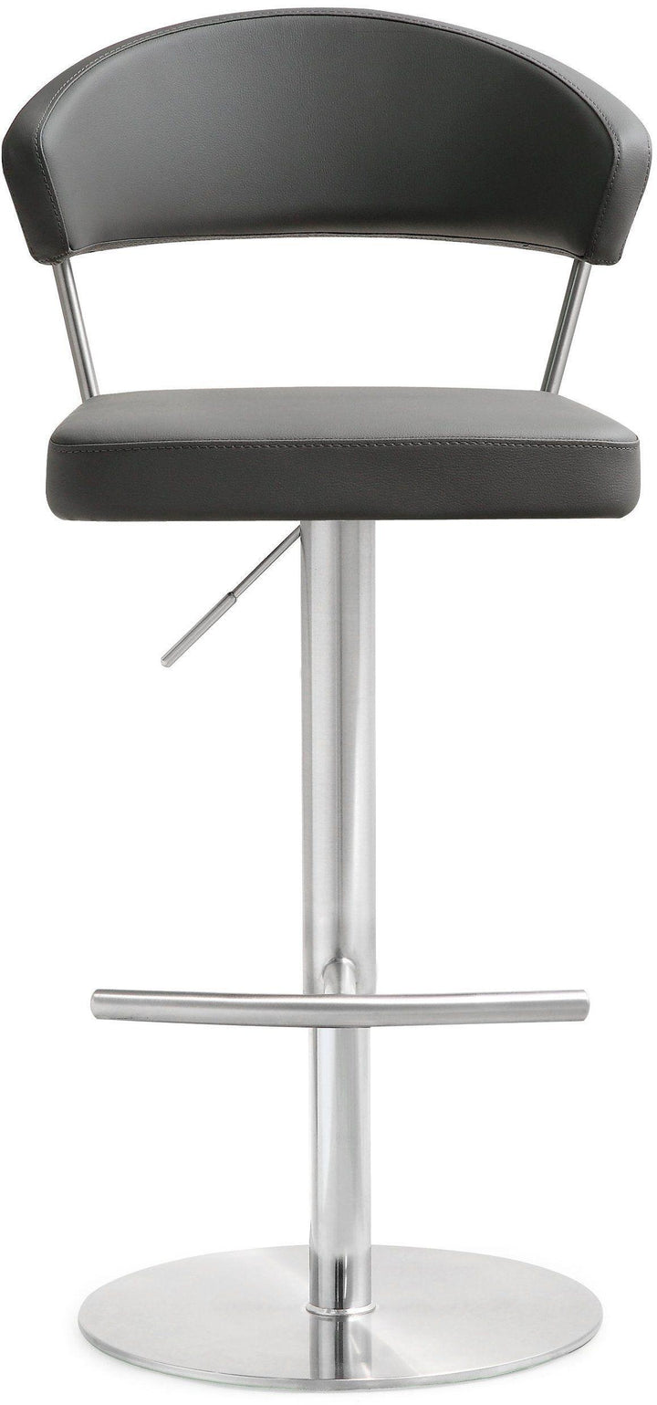 Cosmo Grey Stainless Steel Barstool